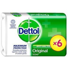 DETTOL ORIGINAL SOAP SET OF 6